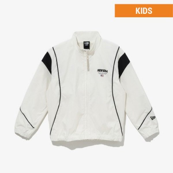 [신세계백화점](뉴에라키즈)(신세계의정부점)키즈 액티브 컬러 블록 재킷 오프 화이트