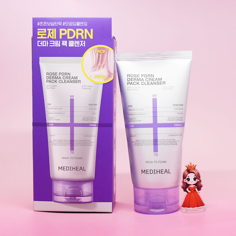 [오늘출발] 메디힐 증정 메디힐 더마 크림 팩클렌저 로제 PDRN 120mL + 5mL x 4개