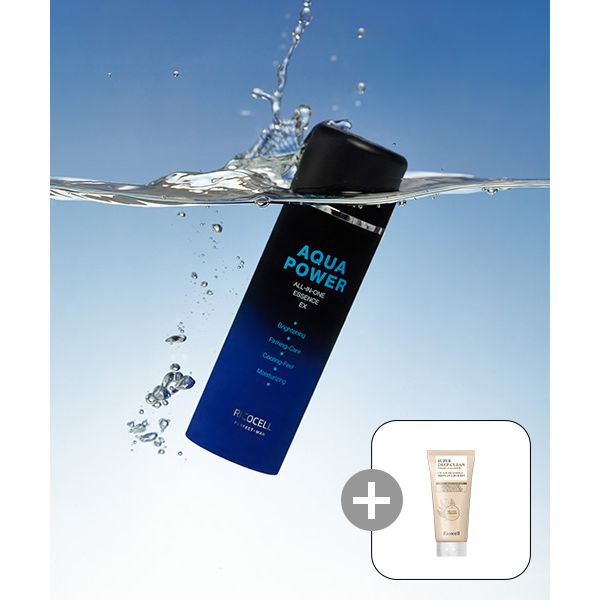 매장정품 RICOCELL 리코셀 퍼펙트 맨 아쿠아 파워 올인원 에센스 EX 2개+리코셀 병풀약쑥 슈퍼 딥 클린 폼