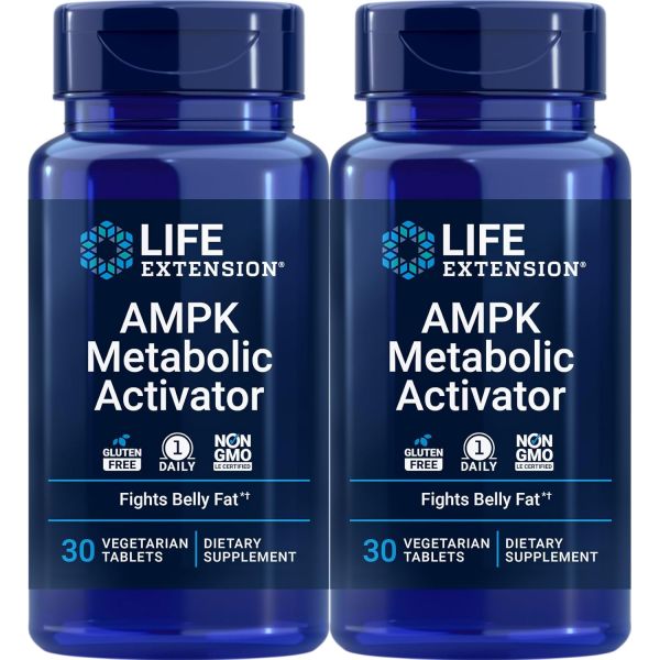 라이프익스텐션 Life Extension AMPK Metabolic Activator 30 Tablets Pack of 2