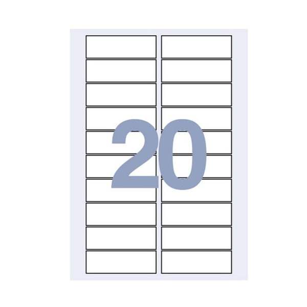 세네 BJ479770 전산 라벨지 C-3050 주소라벨 100매 20칸