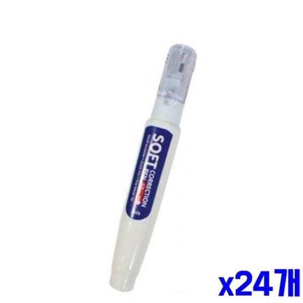 깔끔하게 287NZO16 지우는 소프트 수정펜 x24개 수정용품