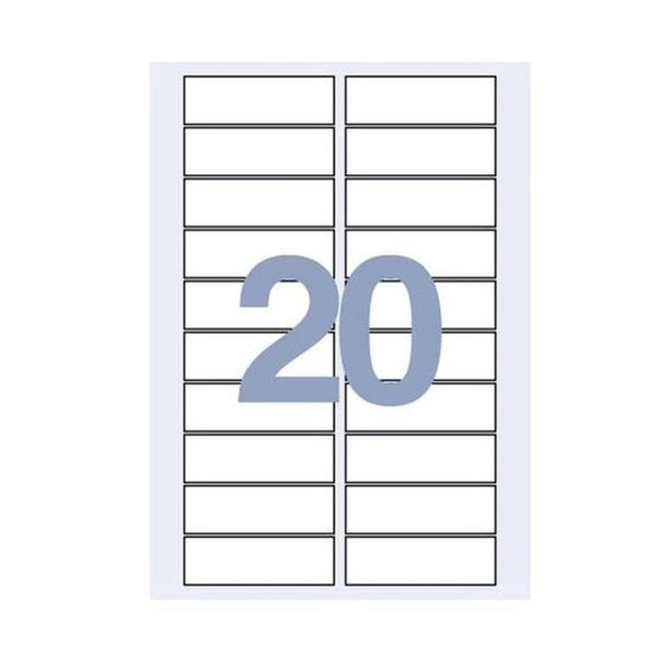 세모네모 전찐산 라벨지 C-3050 주소라벨 100매 20칸