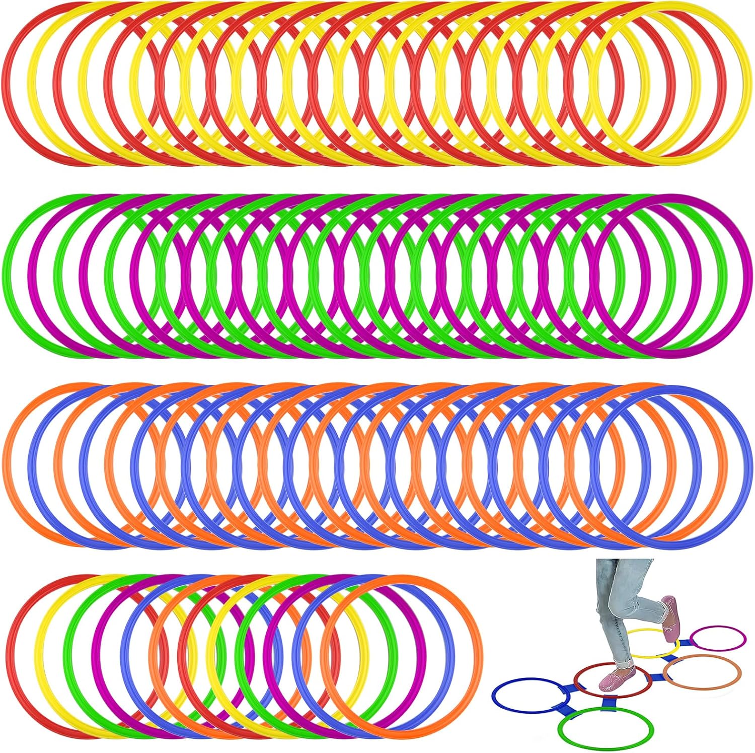 [오늘출발] 모토토 24 30 48 96 팩 애자일 링 15인치 스피드 트레이닝 홉스콧 플라스틱