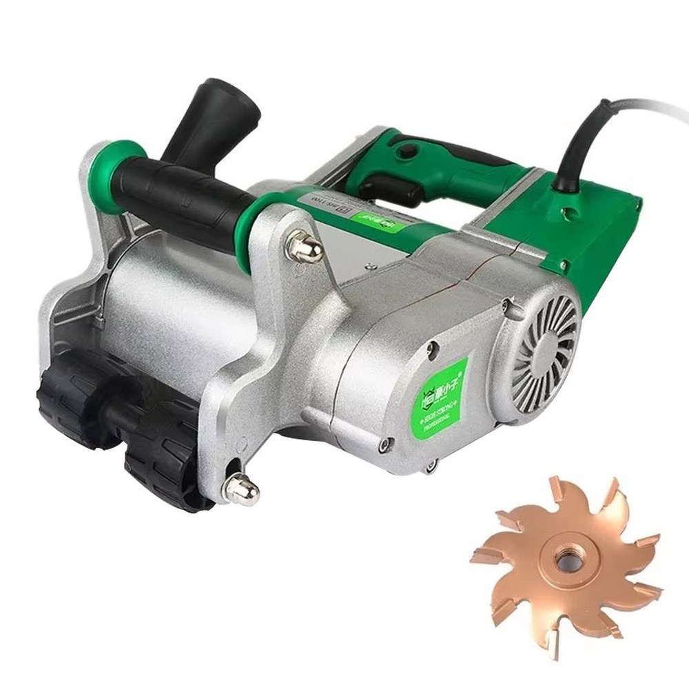 [오늘출발] 산업용 벽 홈파기 기계 전기 라인 슬롯 머신 홈 절단 슬롯팅 머신 220V/110V 1100W 25/35MM