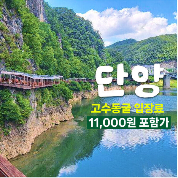 |특가+입장료| 단양 당일_잔도길 벚꽃+구경시장+고수동굴+구인사 당일국내여행
