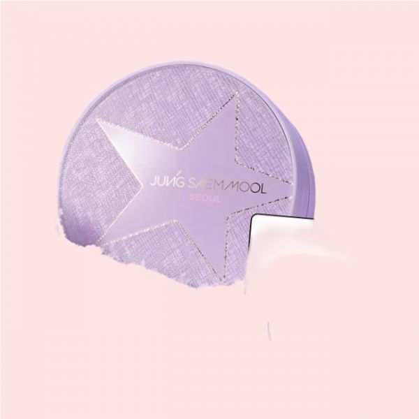 [오늘출발] 정샘물 라벤더퍼플 에센셜 스킨 누더 쿠션 본품+리필 + 블러쉬 파우치 파우치백 가방 물크림라이트 8ml 458