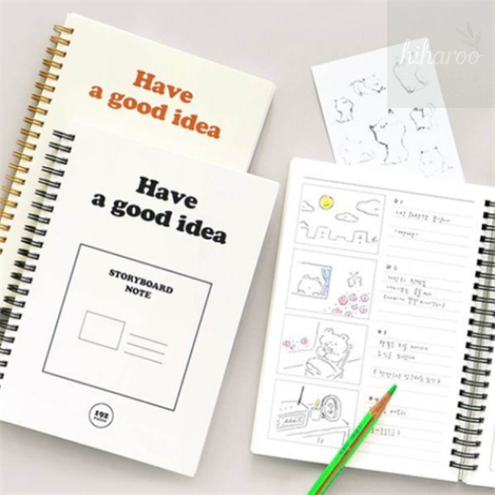 [오늘출발] 하이하루 콘티 노트 드로잉북 웹툰 웹툰노트 스프링노트