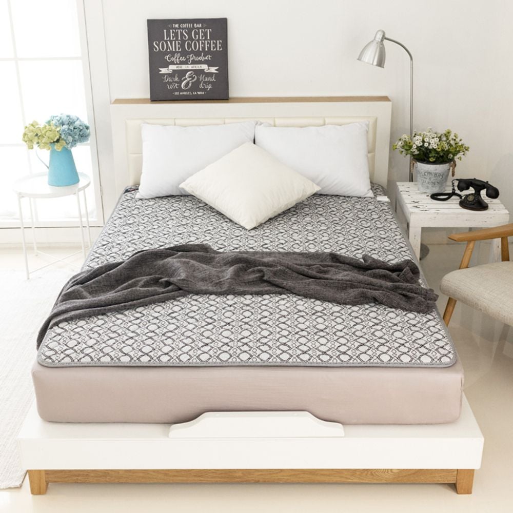 리앤데코 AI인공지능 그래핀 탄소매트퀸 150x200cm 전기요 전기장판 탄소매트sot8+7Izh