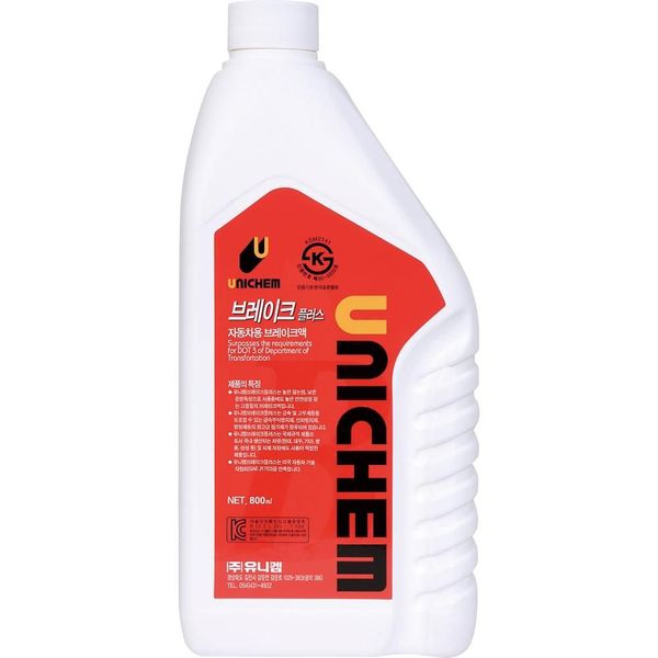 유니켐 807JBB12 브레이크오일 DOT-3 0.8L 10개