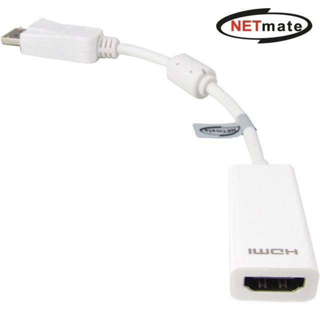 NETmate Displayport to HDMI 변환 컨버터 DP컨버터 HDMI컨버터 영상컨버터 변환컨버터ant5+7mYR