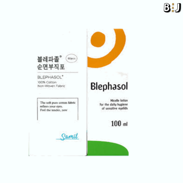 블레파졸 정품 블레파졸 아이리무버 클리너 100ml+부직포 80매 청결제 눈꺼풀세정제 약국 백화점
