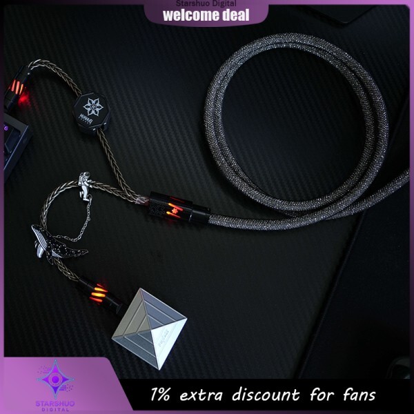 [오늘출발] 화후오 e스포츠 프로 1대2 항공 커넥터 케이블 8K 마그네틱 축 기계식 키보드 데이터 저지연