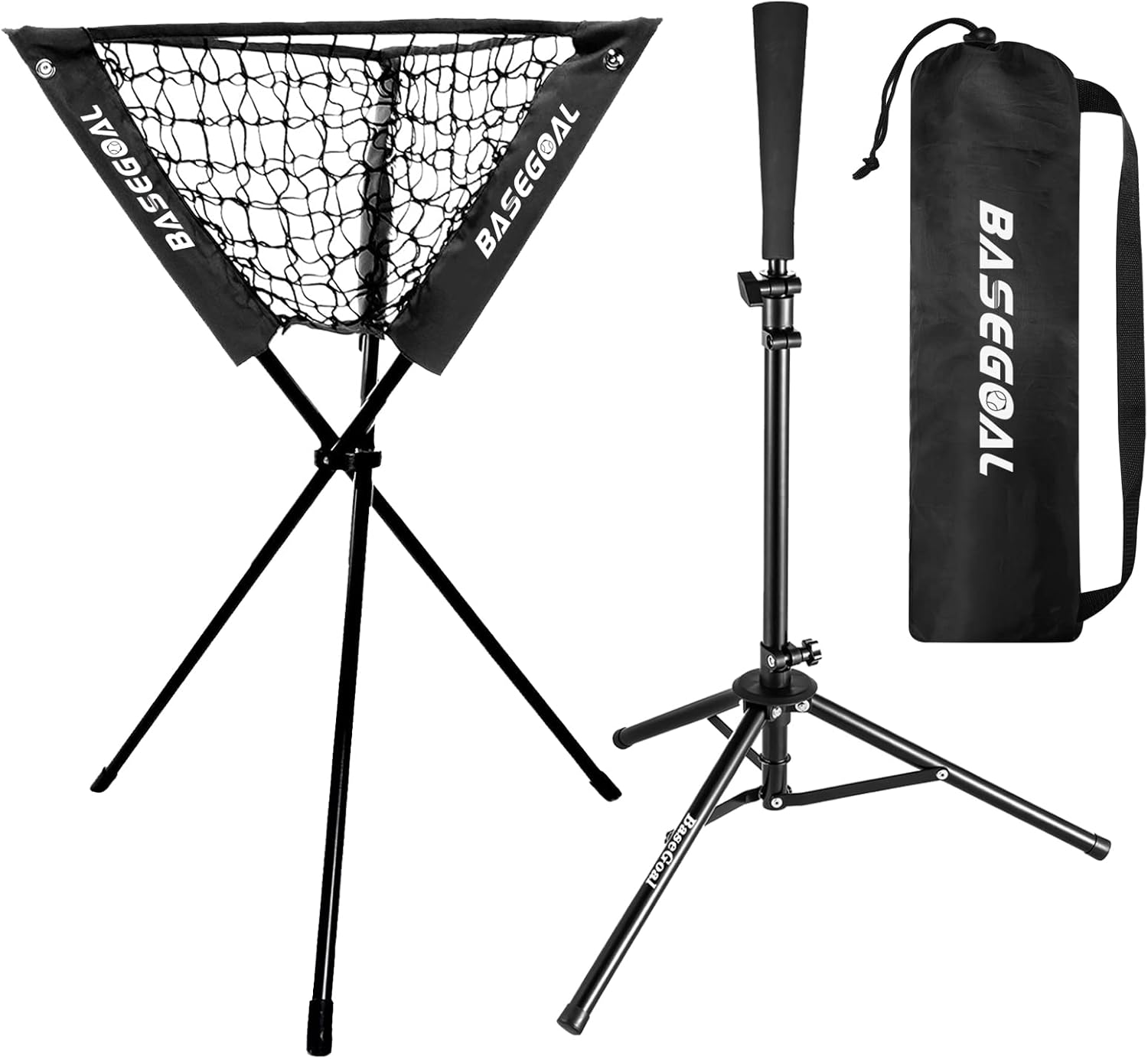 [오늘출발] 베이스골 야구 캐디 볼 농구 배팅 티 포함 소프트볼 연습 훈련 휴대 및