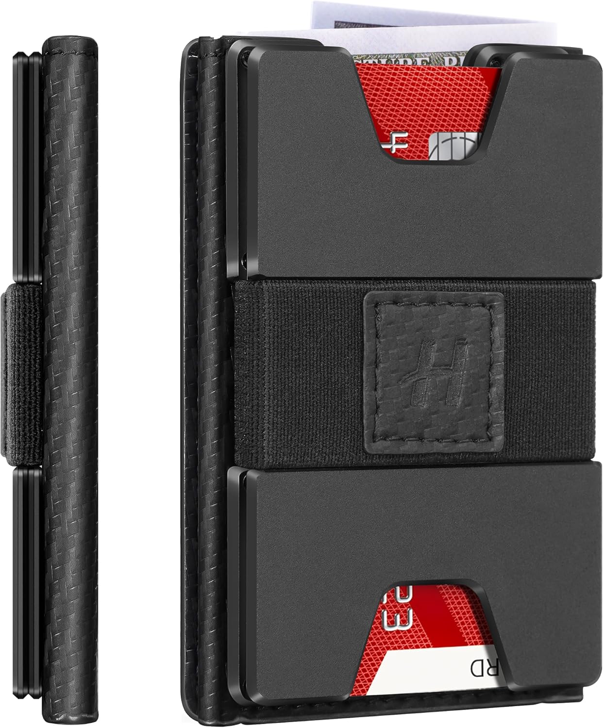 [오늘출발] 홀릭스 케이스 미니멀리스트 남성용 지갑 메탈 캐시 카드 슬림 차단 슬롯이