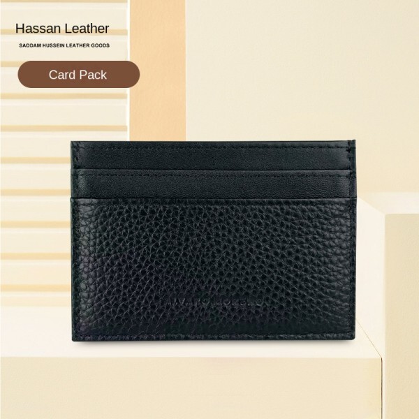 [오늘출발] RFID 차단  가죽 카드 홀더 지갑 멀티 슬롯 슬림 미니멀리스트 디자인 도난 방지 금속 무료