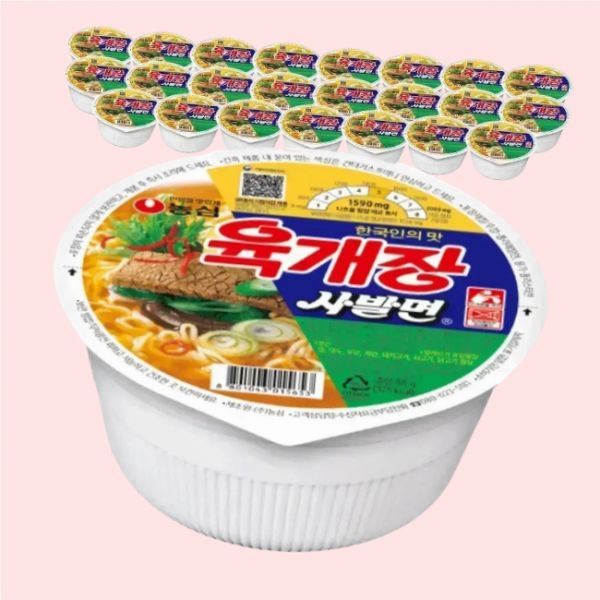 [오늘출발] 농심 육개장사발면 86g 24개 4601329