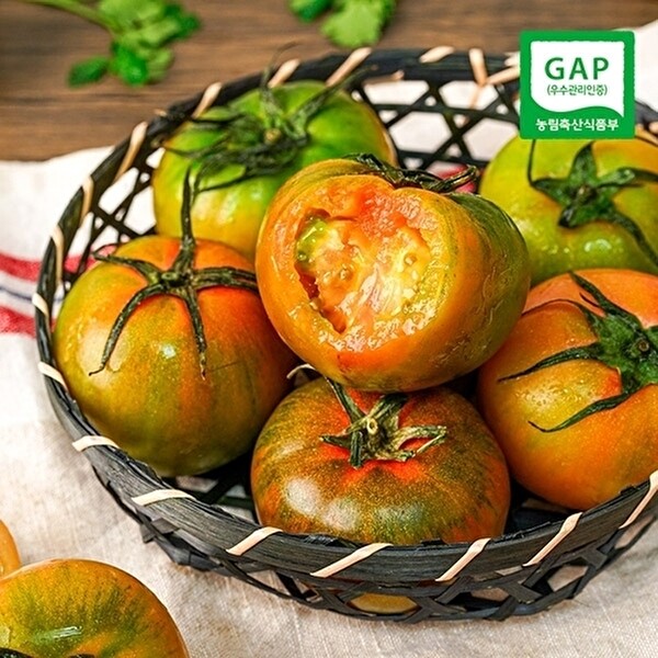 자연맛남 GAP인증 부산 대저토마토 2.5kg (M-2S) x 2박스