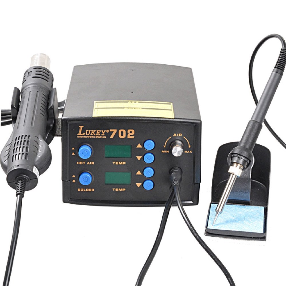 [오늘출발] 핫에어 솔더링 스테이션 열풍건 루키레이크 정밀 도구 용접기 납땜 702