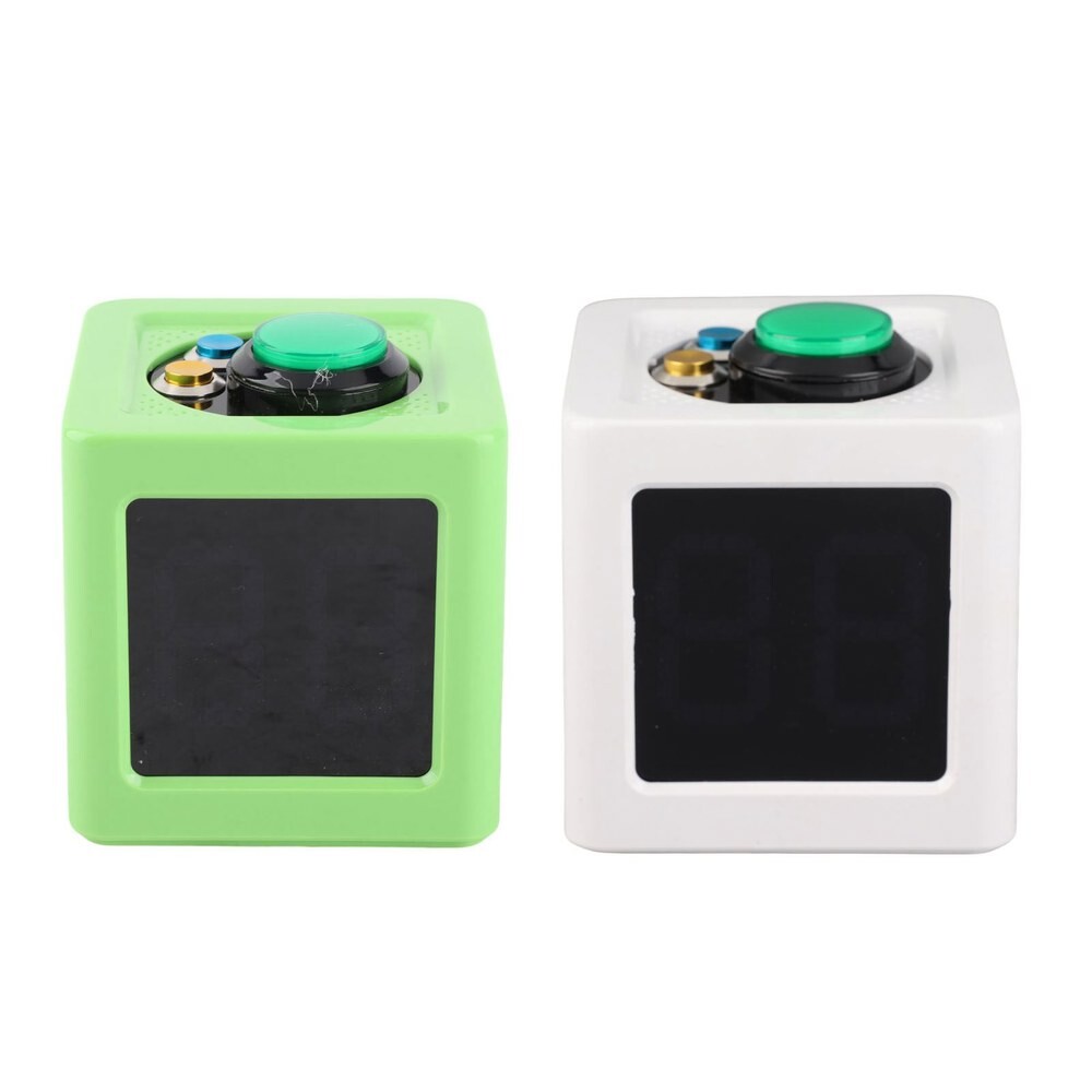 큐브 타이머 1 4 인치 면 디지털 샷 카운트 다운 스톱워치 개인 포커 체스 카지노