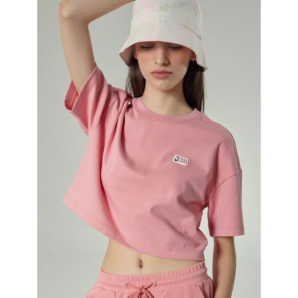 제이에스티나 하프클럽/NBANBA PLAY 크롭 반팔 티셔츠(N232TS712P)