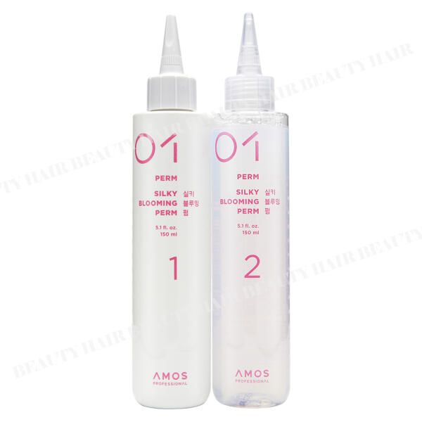 아모스 실키 블루밍 펌 1제150ml+2제150ml 뿌리볼륨