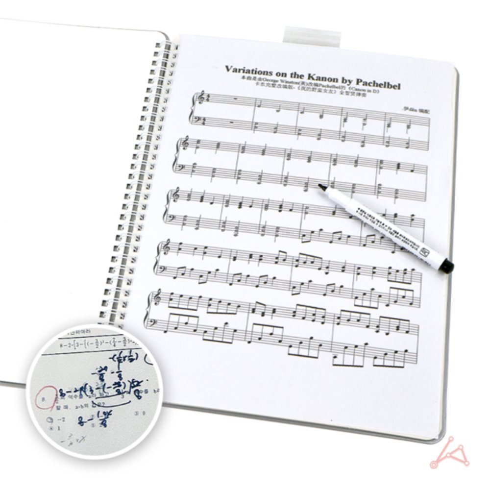 [오늘출발] 노트보드 화이트보드칠판 화이트보드마카 화이트보드 노크식보드마카