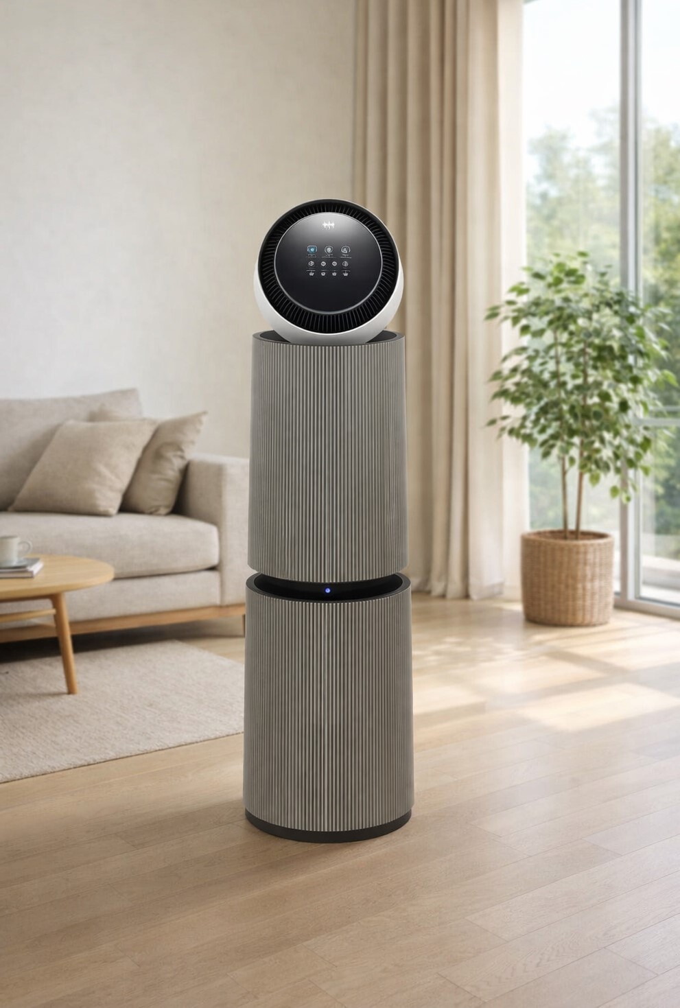 LG전자 LG전자 퓨리케어 AI 360 공기청정기 AS356NSMA 카밍베이지l YK l 전국무료배송