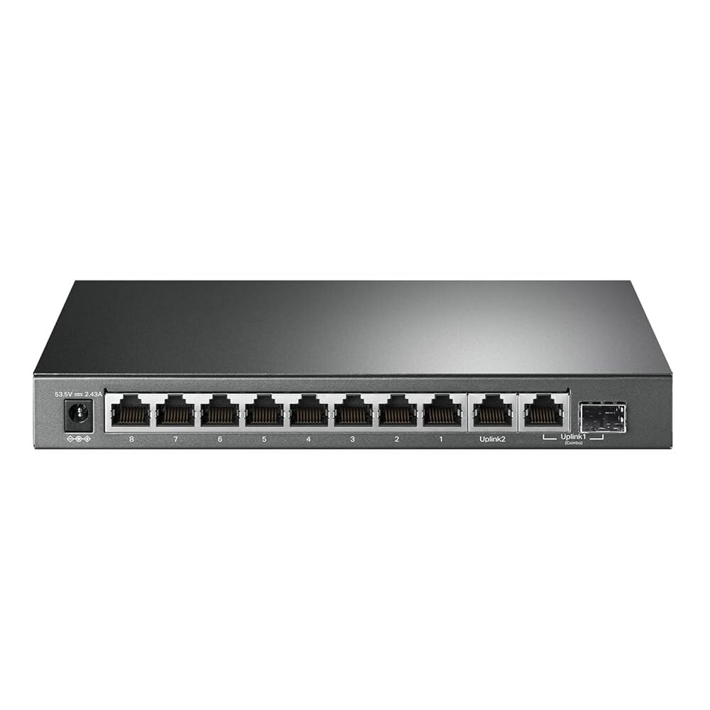 [오늘출발] TP-Link TL-SG1210MP 8포트 기가비트 PoE 스위치 포트 123W 업링크 2개 콤보 SFP 슬롯 1개 포함 플러그 앤