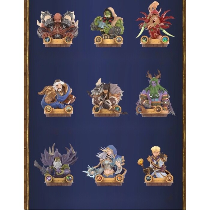 [해외] 팝마트 하스스톤 레전드 인 태번 시리즈  중복없는 9종 풀세트 (미개봉 시크릿확률)