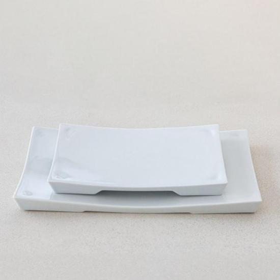 키친 이천도자기 강백자 직사각접시 대 28cm 반찬 그릇 식기 대접시
