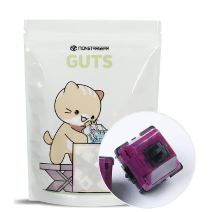 몬스타기어 검은연꽃 리니어 70개 키보드 조약돌 윤활