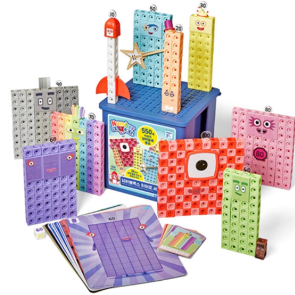 [오늘출발] 라보드최 넘버블럭스 히어로 세트 넘버블럭스인형 수세기교구 초등수학교구 큐브블록
