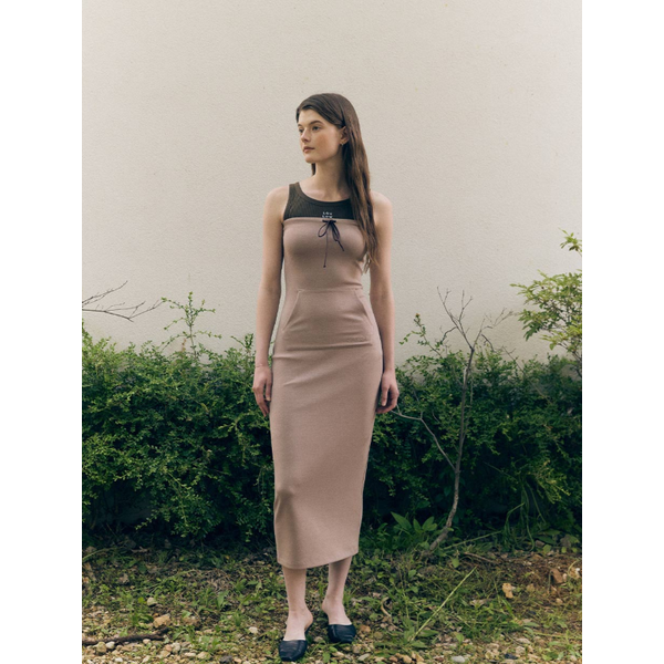 [신세계백화점](레이로우)(신세계천안아산점)오픈숄더 원피스 기본 원피스 슬림 원피스 모카 9OP0002Y