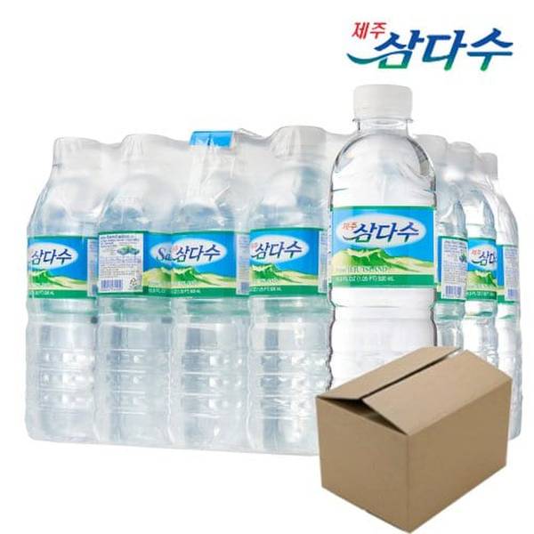 제주삼다수 제주 삼다수 500ml  20개 /생수/유라벨/종이박스포장