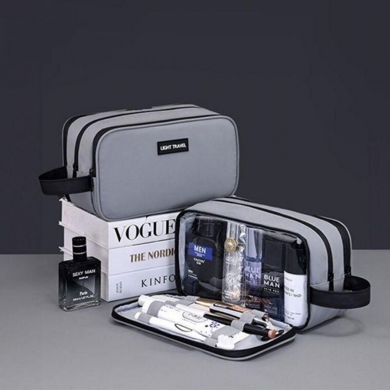 여행 골프 라운딩 헬스장 3단수납 방수 파우치 장파 정리파 화장품 속옷 가방 휴대용