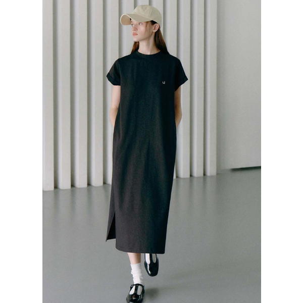 [신세계백화점](레이로우)(신세계천안아산점)롱트임원피스 슬림핏 롱 옆트임 원피스 기본원피스  9OP1001Y