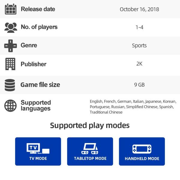 [오늘출발] NBA2K Playgrounds - 100% 공식 오리지널 게임 실제 TV 테이블탑