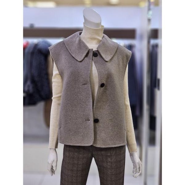 트리아나 소고  세이브존07  여성 카라넥 핸드 메이드 울 베스트 TI4VA01_P350423266