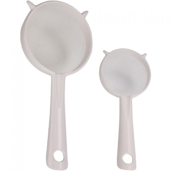 [해외] 채망 소쿠리 건지기 카빌록 초극세망 체질 필터 슬롯 스푼 주방용 두유 주스 여과기 식품 체질기 10.24X5.3