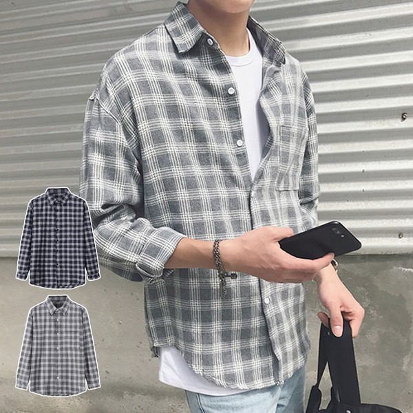 남자 긴팔 셔츠 캐주얼 합방 청남방 남자남방 남성남방 오버핏셔츠 기본핏셔츠 긴팔셔츠