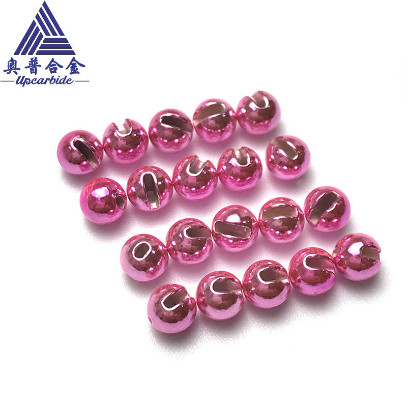 플라이 타잉 솔리드 비즈 재료용 2.3~6.4mm 슬롯형 님프 헤드 볼 낚시