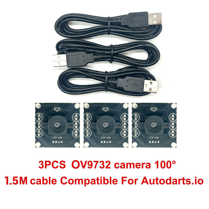 [오늘출발] 3피스 IMX179 OV2735 OV9732 USB 카메라 모듈 100° 30FPS 오토다츠.io Win Mac Linux