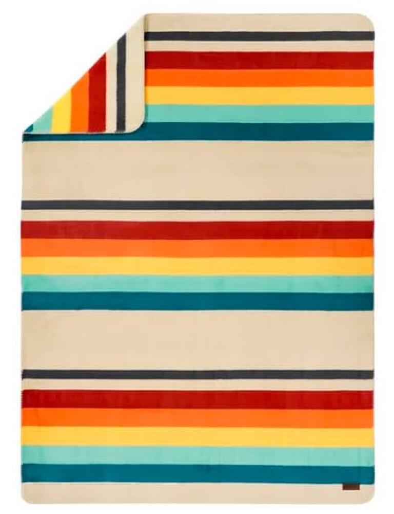 Pendleton 울트라 소프트 셰르파 플리스 플러시 담요 127cm x 177.8cm(50인치 x 70인치) (마운트 포커)
