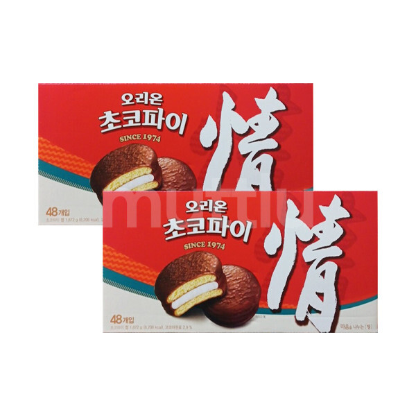 오리온 오리온 초코파이 48개 1872g x 2팩