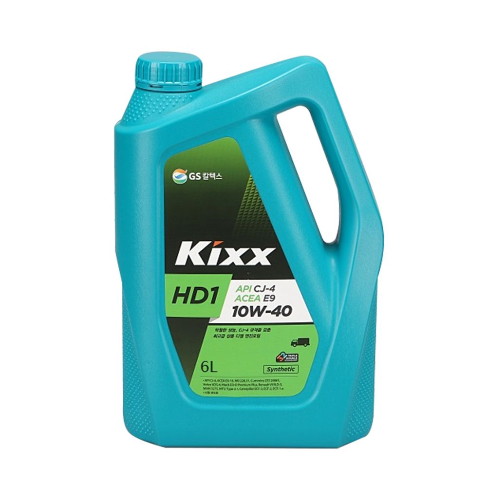 승용차엔진오일 10W40 6L 디젤합성유