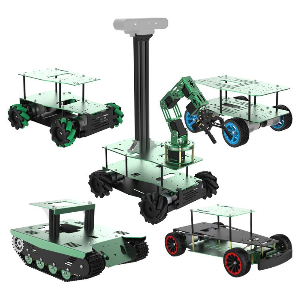 [오늘출발] 야보 인텔리전트 ROS 자동차 섀시 4륜 구동 디퍼렌셜 메카넘 휠 전방향 트랙 애커먼 전기 무인