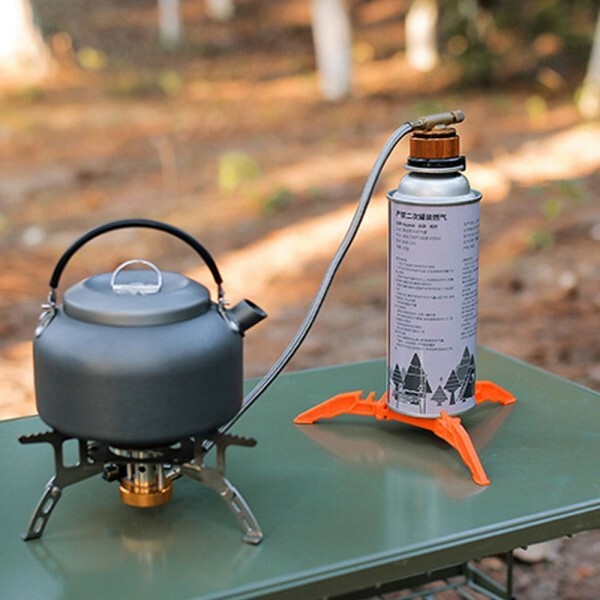 [호환] 파이어 메이플 접이식 연료 캔 안정기 캠핑 가스 실린더 삼각대 홀더 지지 브래킷 고정 장치 범용 호환 악