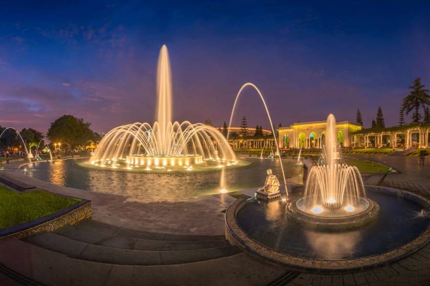 리마 반나절 시티 투어와 매직 워터 서킷