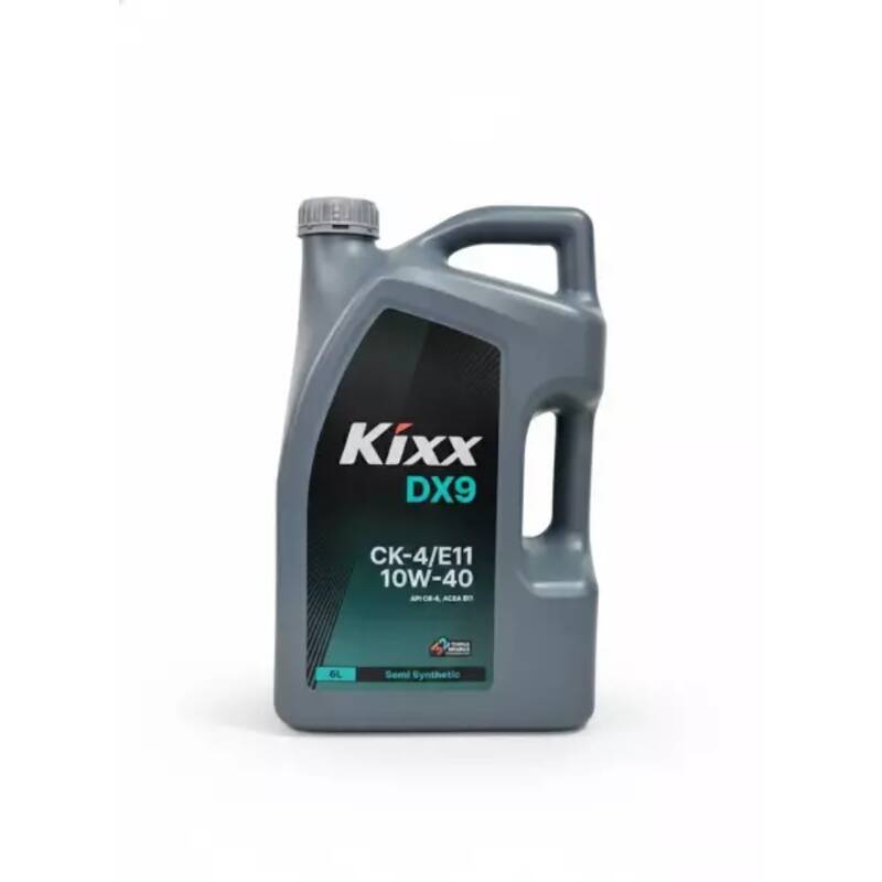 Kixx DX9 CK-4 CJ-4 10W40 15W40 대형 합성 디젤 엔진오일6리터